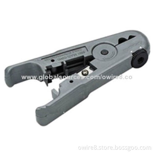 Stripper Tool for LAN Cable and Coaxial Cable, High-quality Metal Construction with Plastic Handles